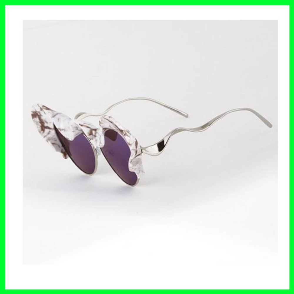 NWT Mod Sunglasses with Abstract Print